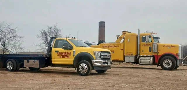 Universal Towing professional heavy duty and light duty tow trucks and flatbed equipment Baltimore MD